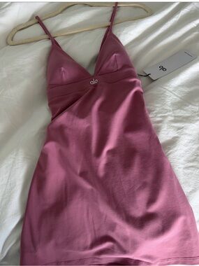 alo purple dress Airbrush Real Dress - Soft Mulberry